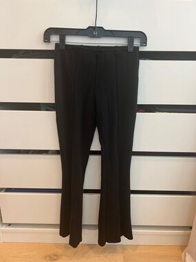 Zara Black Boot Cut Flare Pants soft and stretchy
